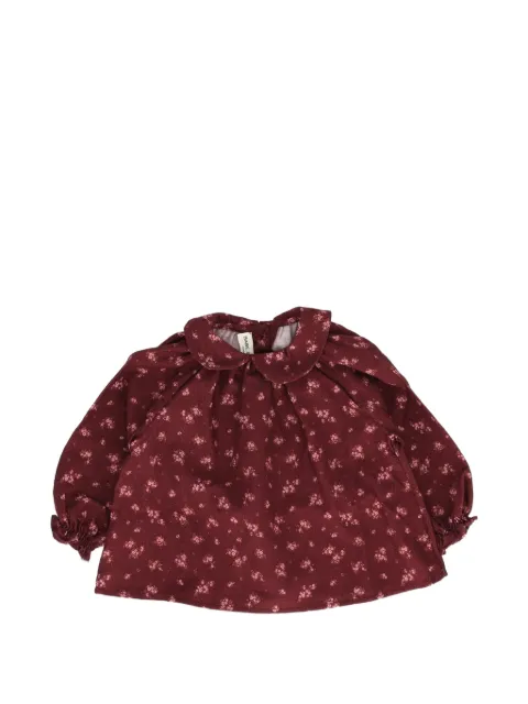 BABE & TESS floral-print Peter Pan-collar blouse