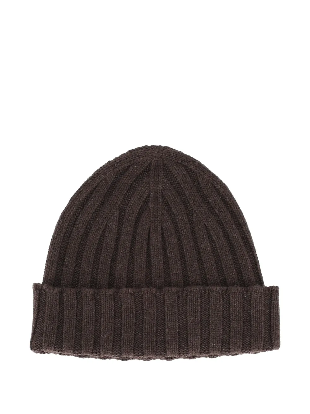 Filippo De Laurentiis ribbed-knit cashmere beanie hat - Braun