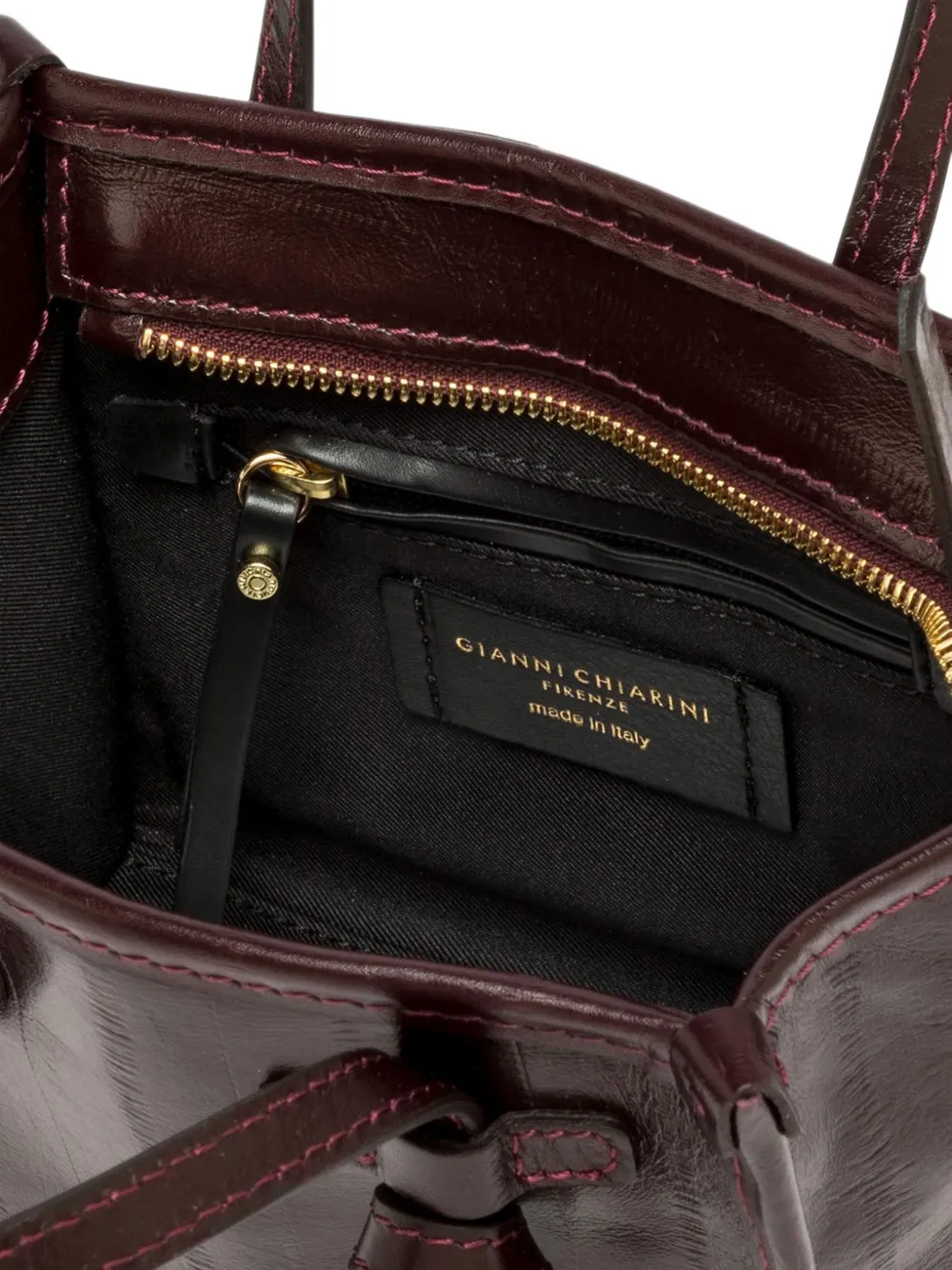 GIANNI CHIARINI Kleine Miss Marcella shopper met gespdetail Rood