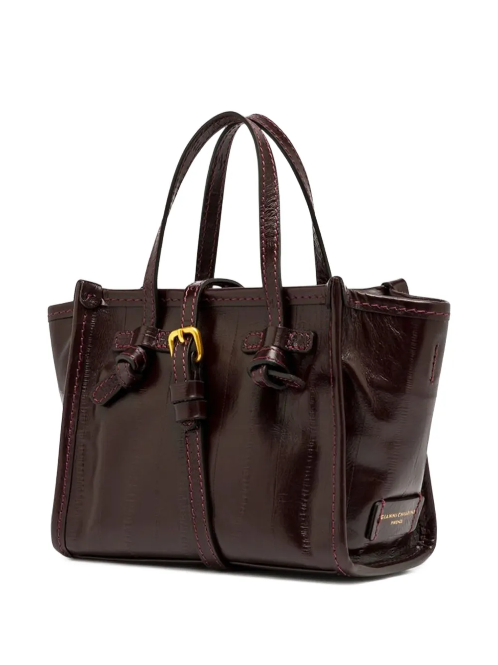 GIANNI CHIARINI Kleine Miss Marcella shopper met gespdetail Rood