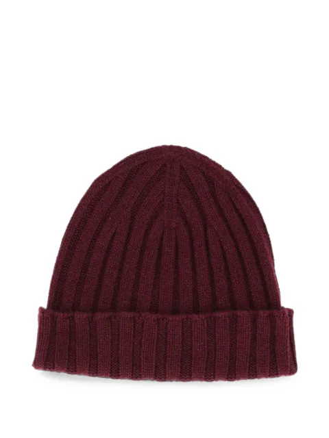 Filippo De Laurentiis ribbed-knit beanie hat