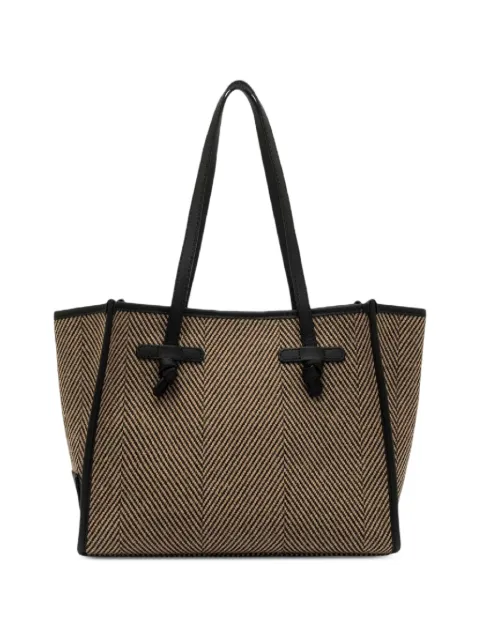 GIANNI CHIARINI medium Marcella herringbone shoulder bag