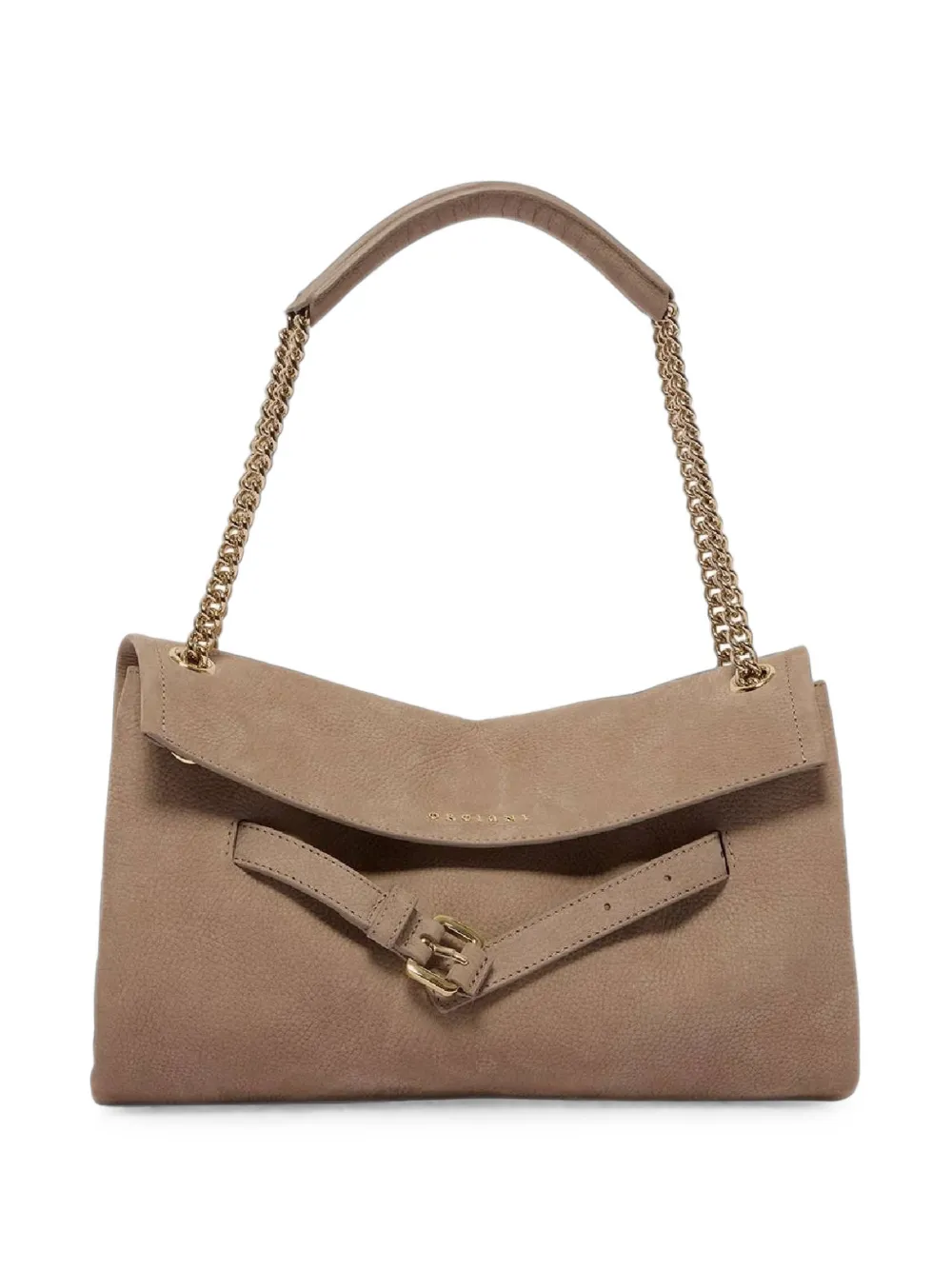 Orciani small Venus buckle-detail leather shoulder bag - Toni neutri