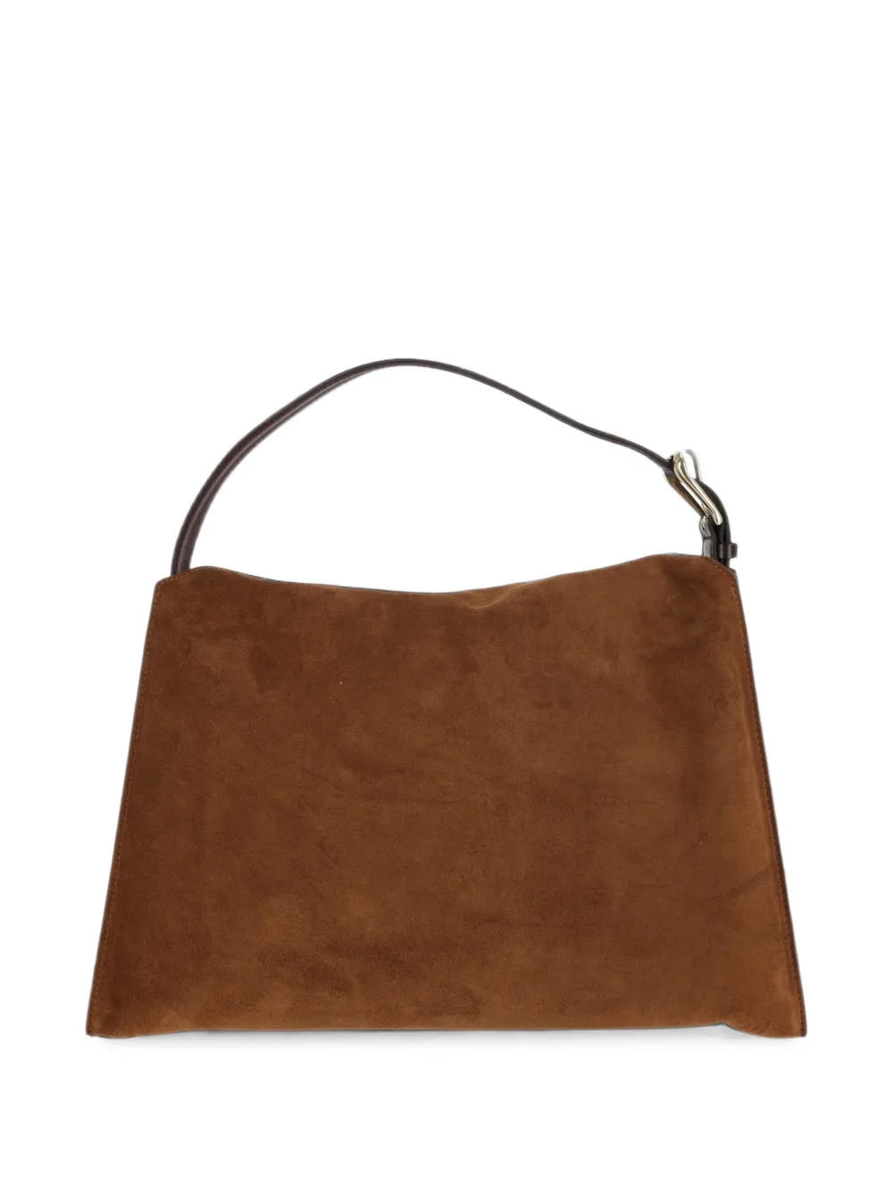 Orciani Trinity Peach Oro suède midi-shopper Bruin