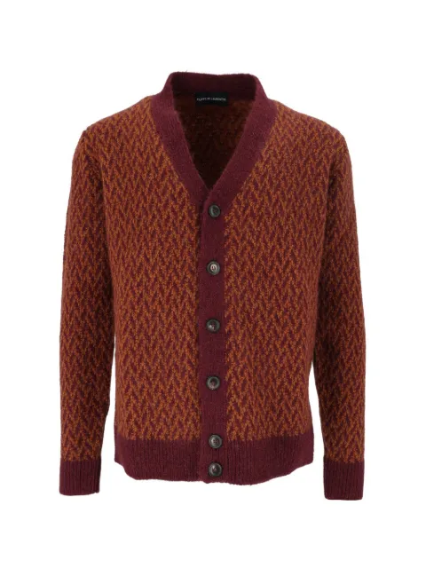 Filippo De Laurentiis herringbone-pattern cardigan