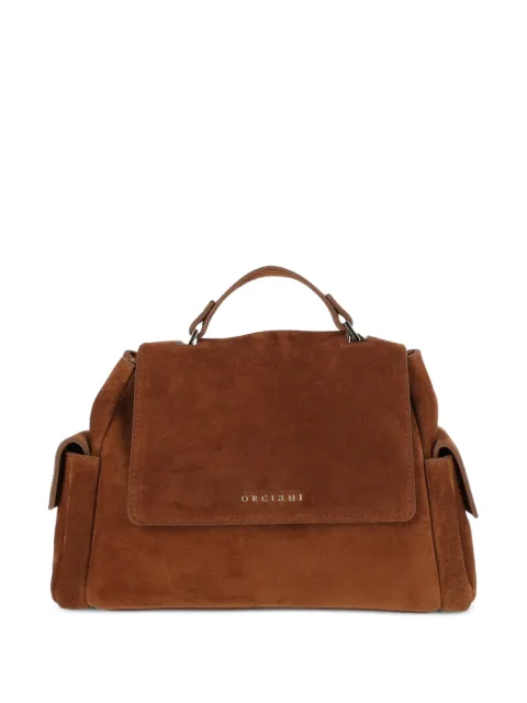 Orciani small Sveva Cargo leather tote bag