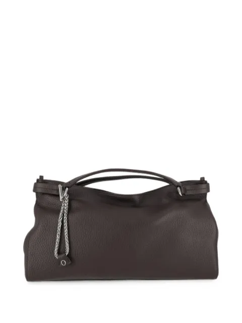 Orciani Midi Virgo Soft grained leather tote bag