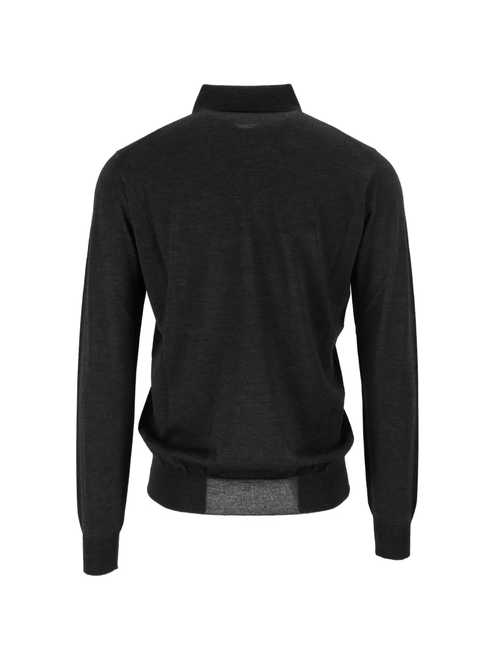 Filippo De Laurentiis long-sleeve fine-knit polo shirt