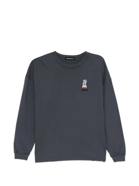 Undercover graphic-print long-sleeved sweater