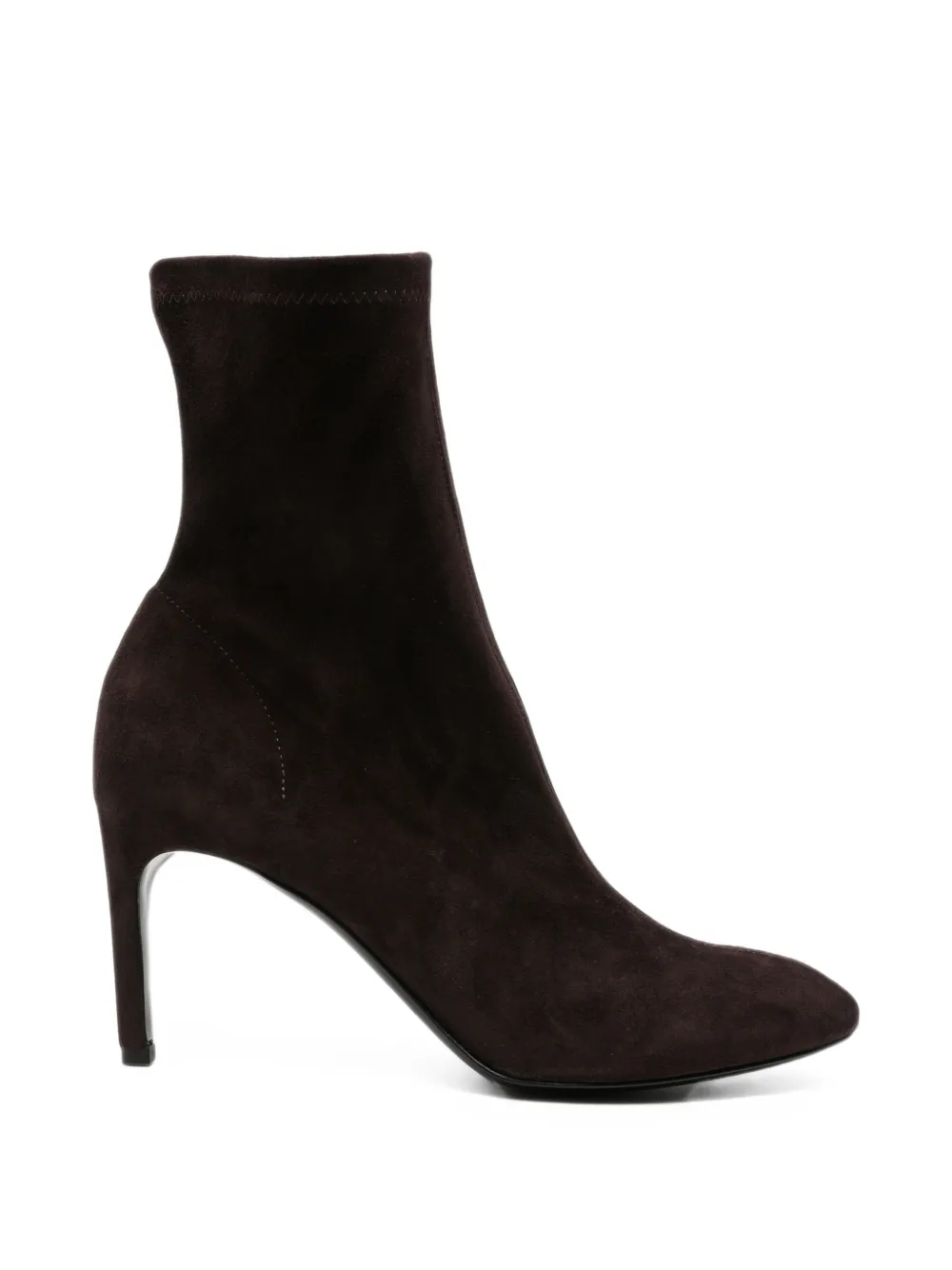 Del Carlo suede ankle boots - Marron