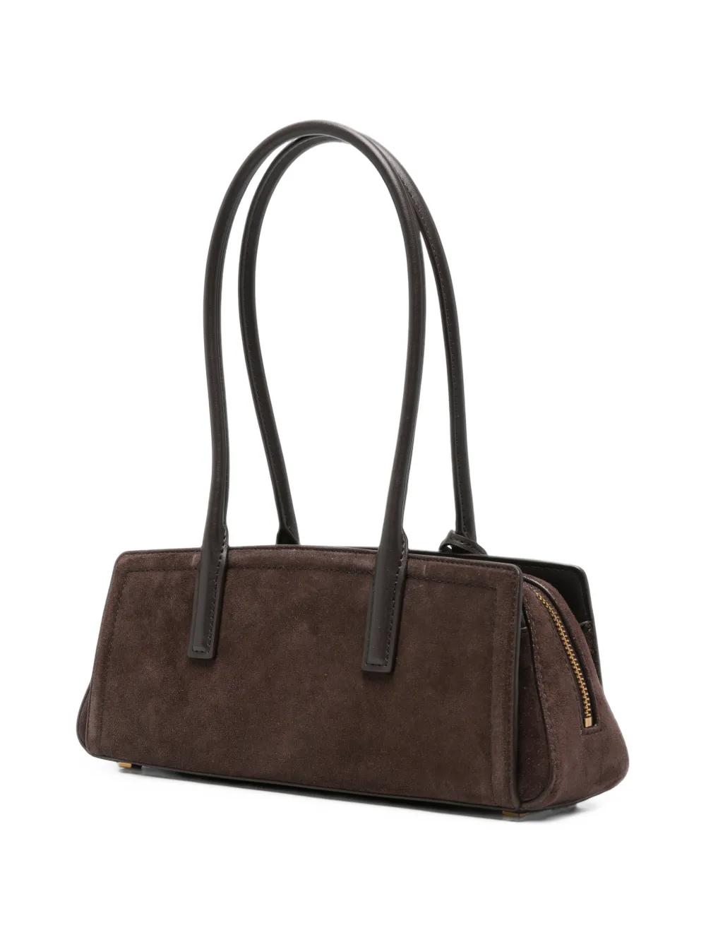 Michael Kors Laila schoudertas met logo-plakkaat Bruin