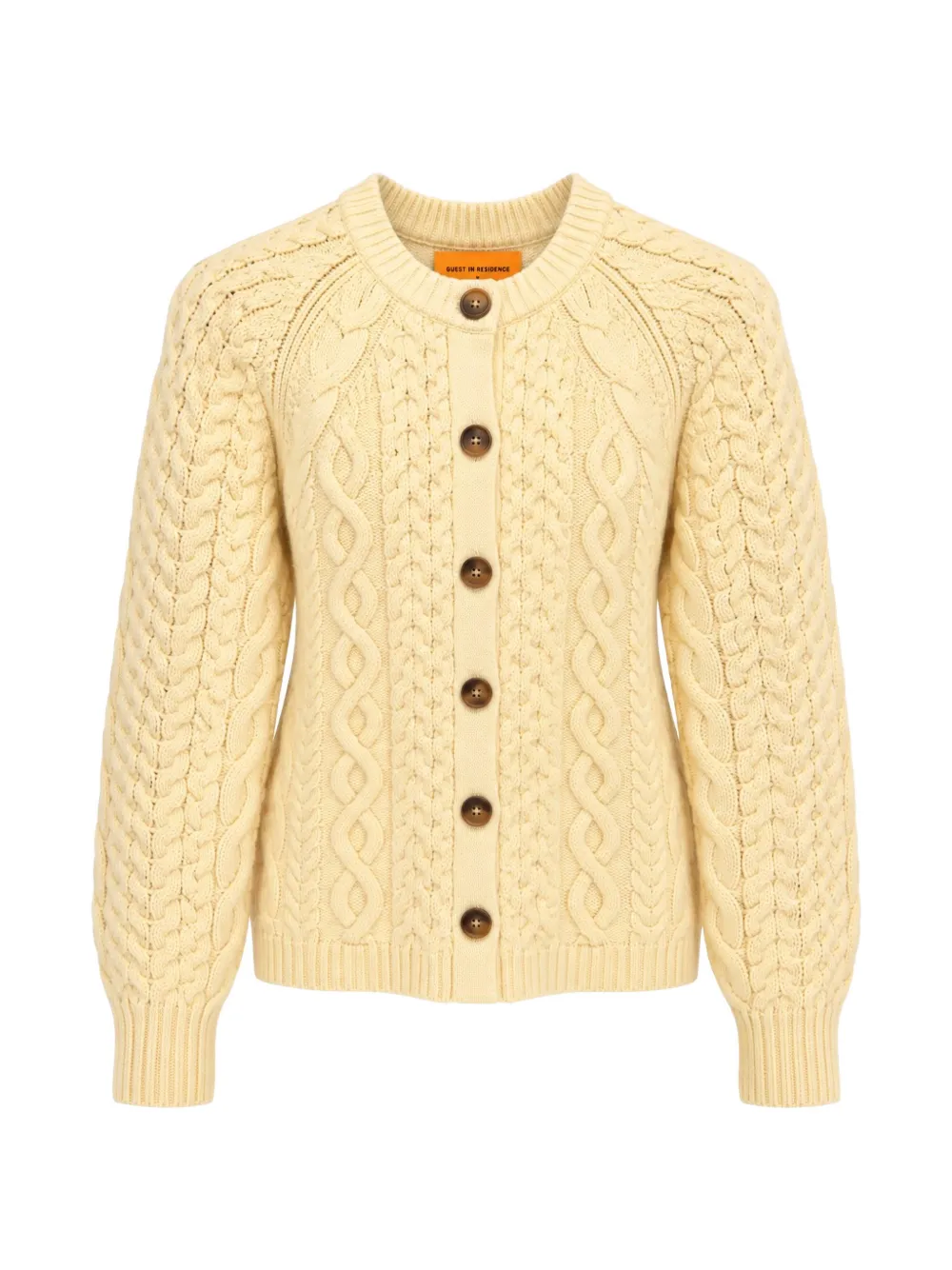 Guest In Residence cable-knit cardigan
