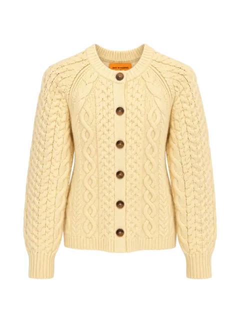 Guest In Residence cable-knit cardigan