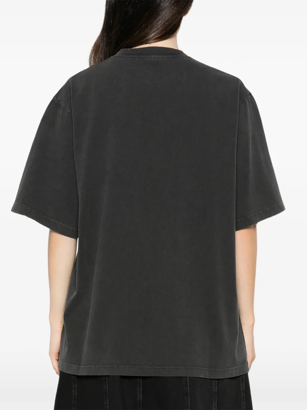 Alexander Wang Katoenen T-shirt met logoprint Grijs