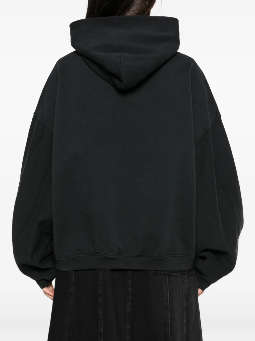 Alexander Wang Hoodie met logoprint Zwart