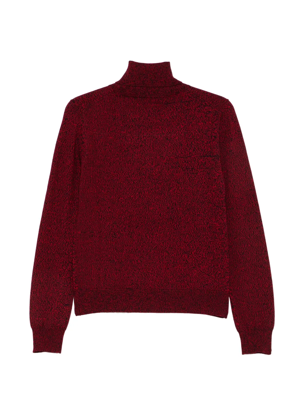 Iceberg logo-embroidered roll-neck sweater Rood