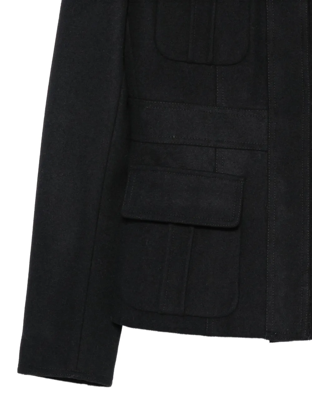 Iceberg panelled four-pocket jacket Blauw