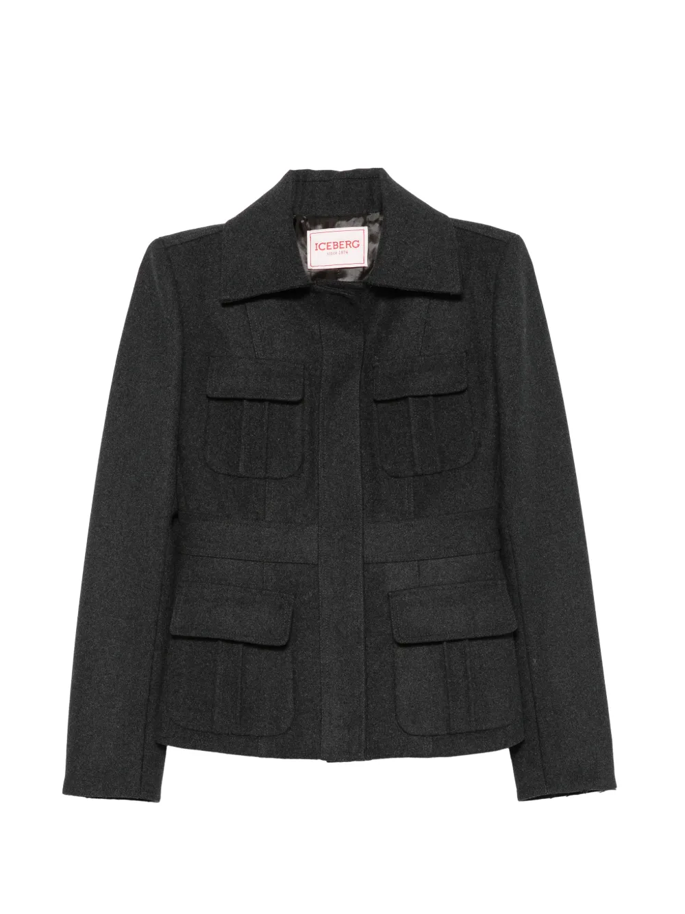Iceberg pocket-detail jacket in Grey