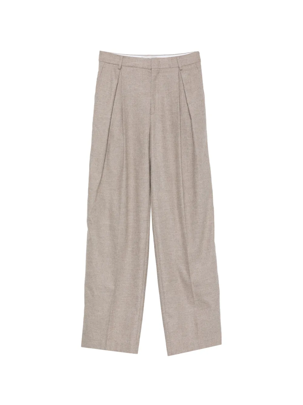 Iceberg pleated straight-leg trousers Beige