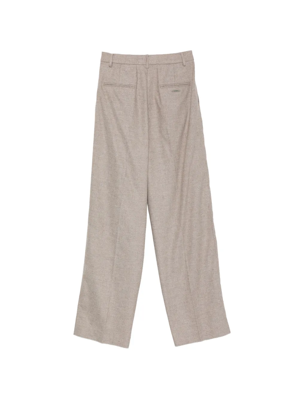 Iceberg pleated straight-leg trousers Beige