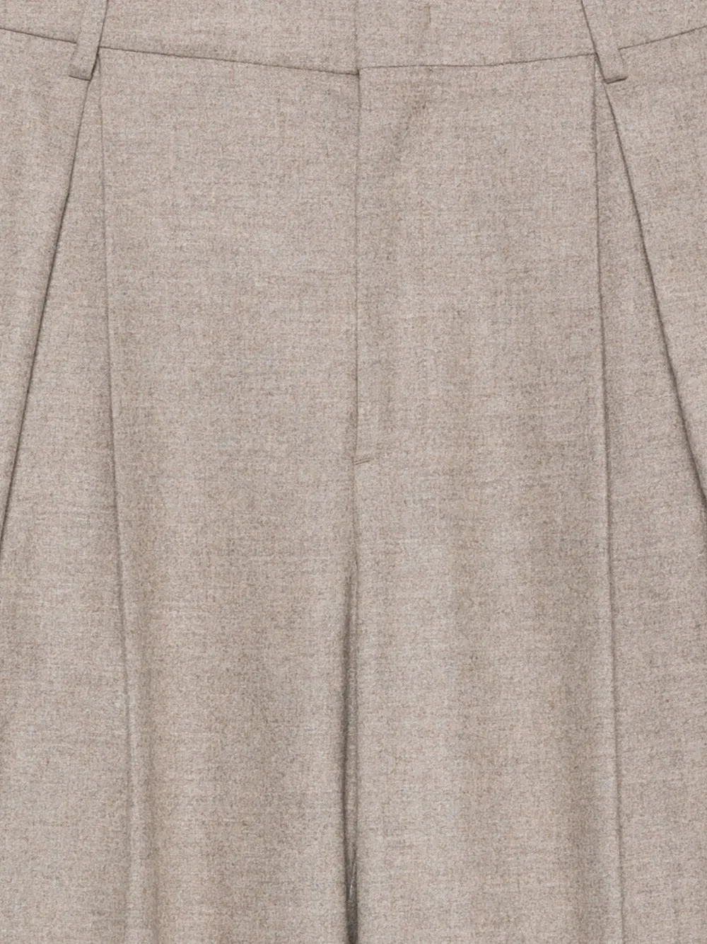 Iceberg pleated straight-leg trousers Beige