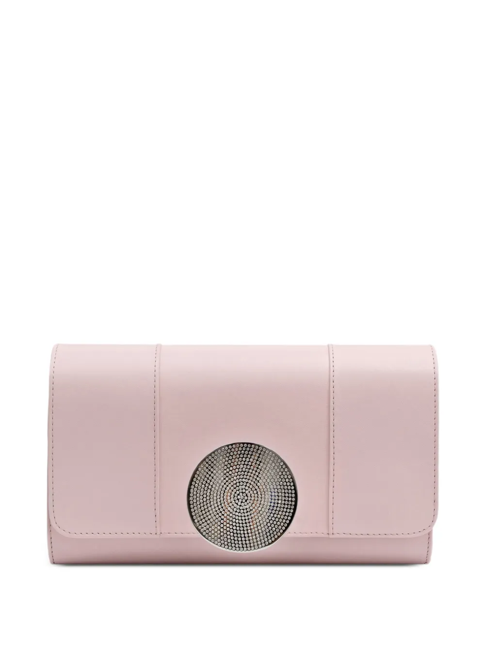 Perrin Paris pochette Le Disque Strass - Rose Perrin Paris pochette Le Disque Strass - Rose