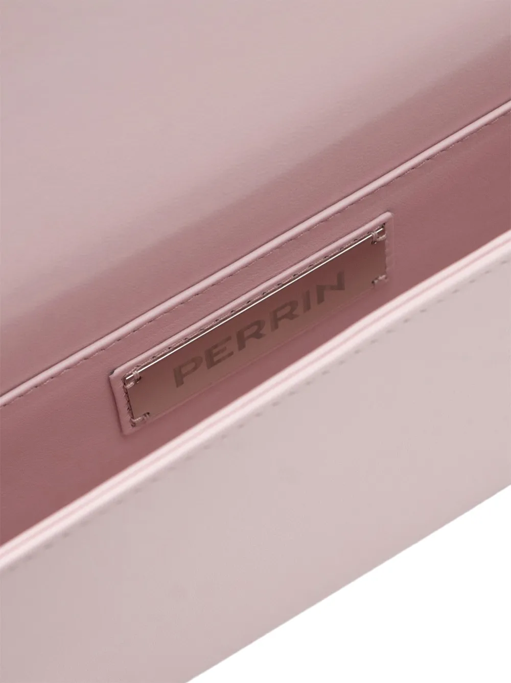 Perrin Paris Le Disque clutch met stras Roze