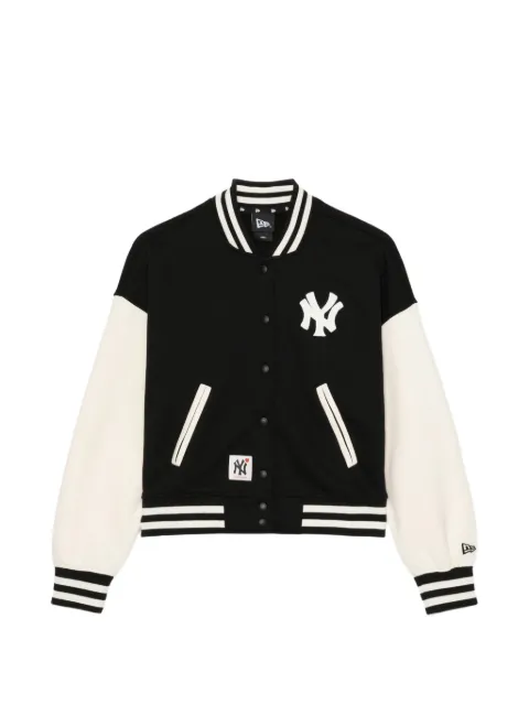 NEW ERA CAP New York Yankees logo-patch varsity jacket