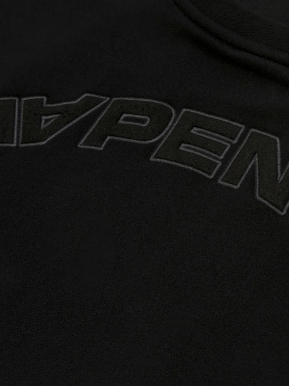 AAPE BY *A BATHING APE logo-patch sweater Zwart