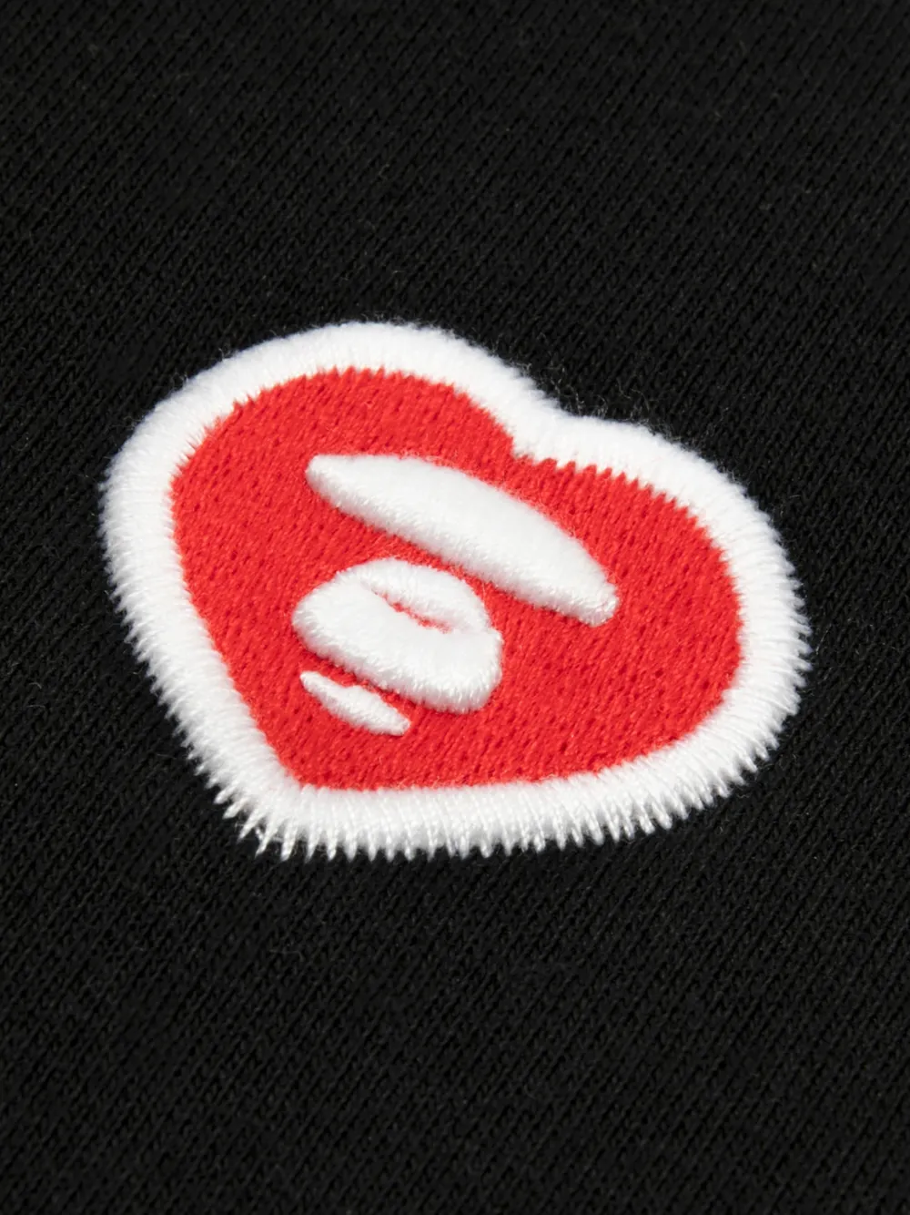 AAPE BY *A BATHING APE logo-patch sweater Zwart
