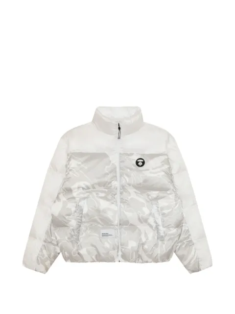 AAPE BY *A BATHING APE® camouflage-print puffer jacket