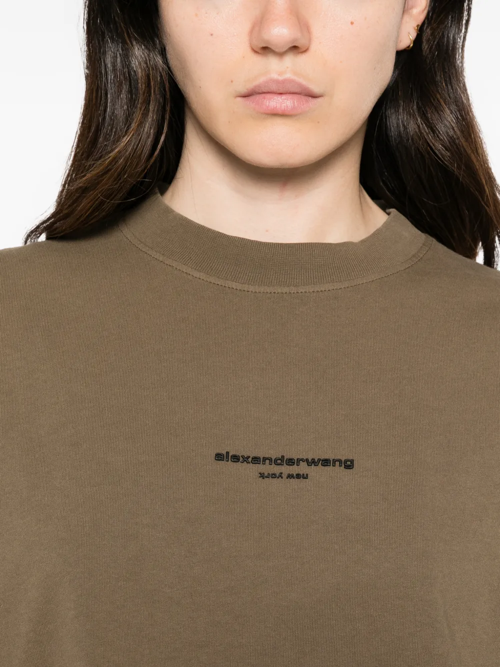 Alexander Wang T-shirt met lange mouwen Groen