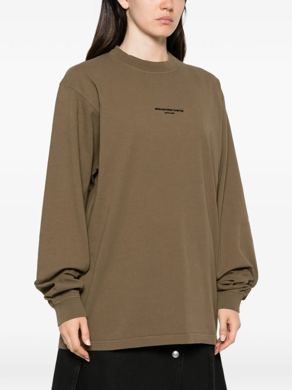 Alexander Wang T-shirt met lange mouwen Groen