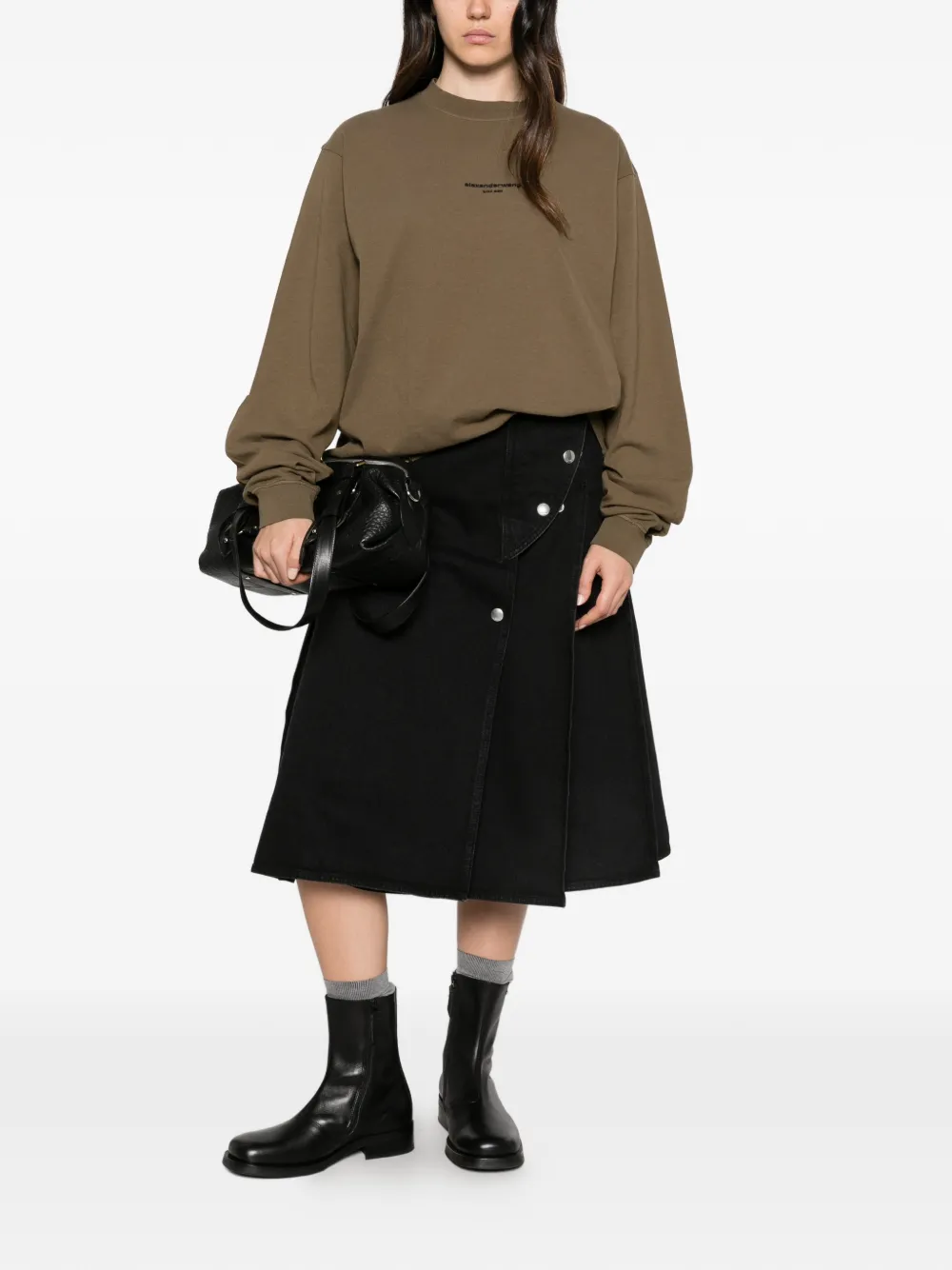Alexander Wang T-shirt met lange mouwen Groen