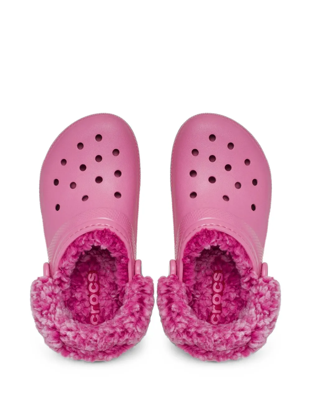 Crocs Kids fleece-lined clogs Roze
