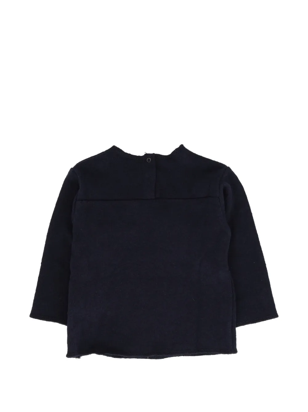 BABE & TESS Gebreide trui met beerpatroon Blauw