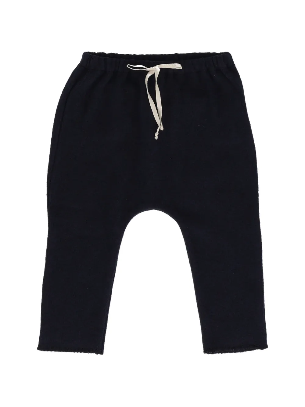 BABE & TESS drawstring drop-crotch trousers - Blu