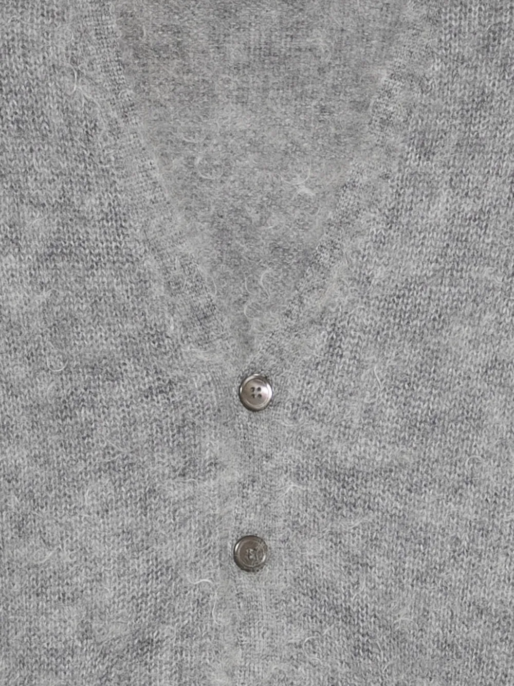 Undercover zipped-detail cardigan Grijs