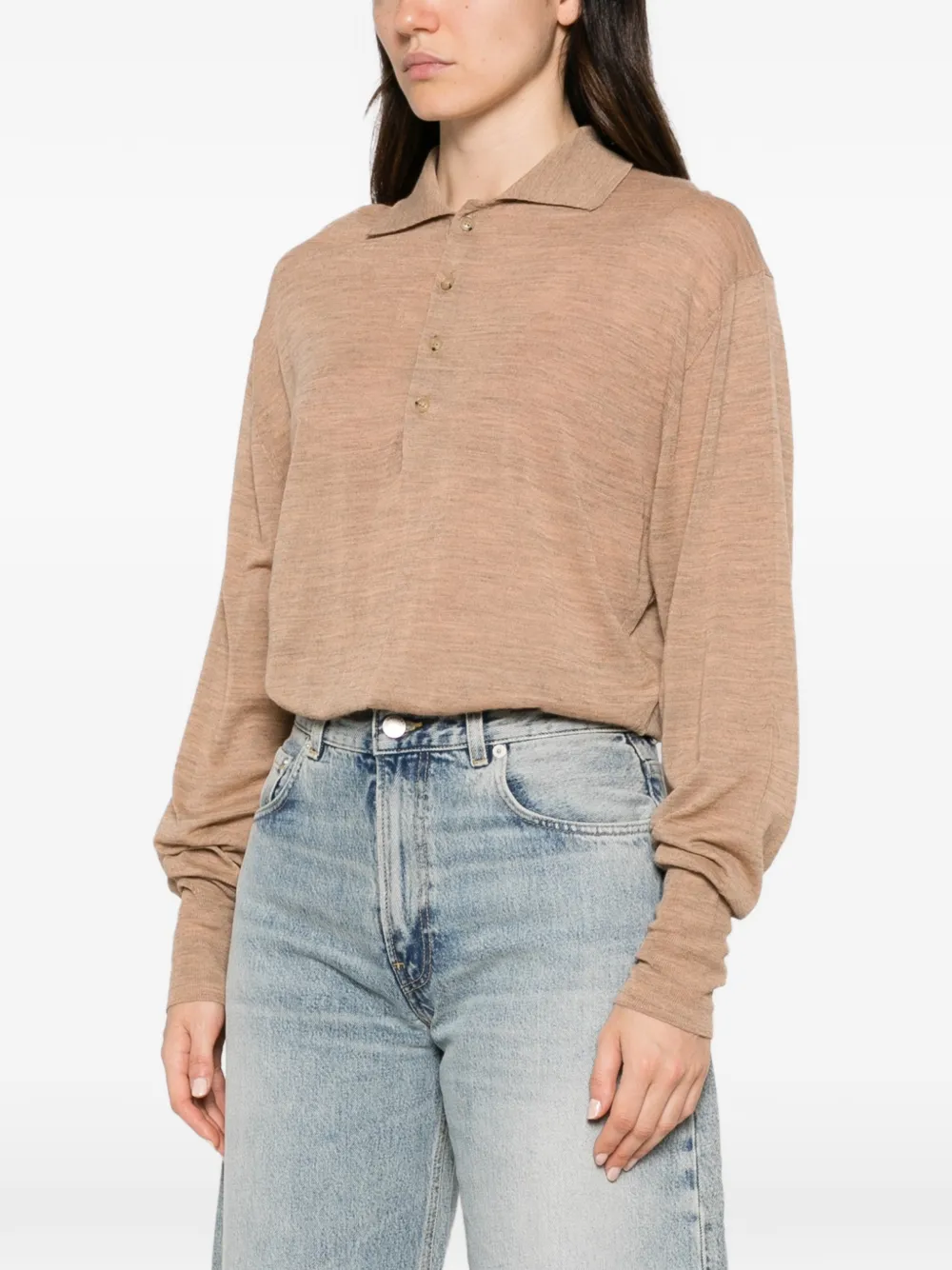 Haikure Millie button-down body Beige
