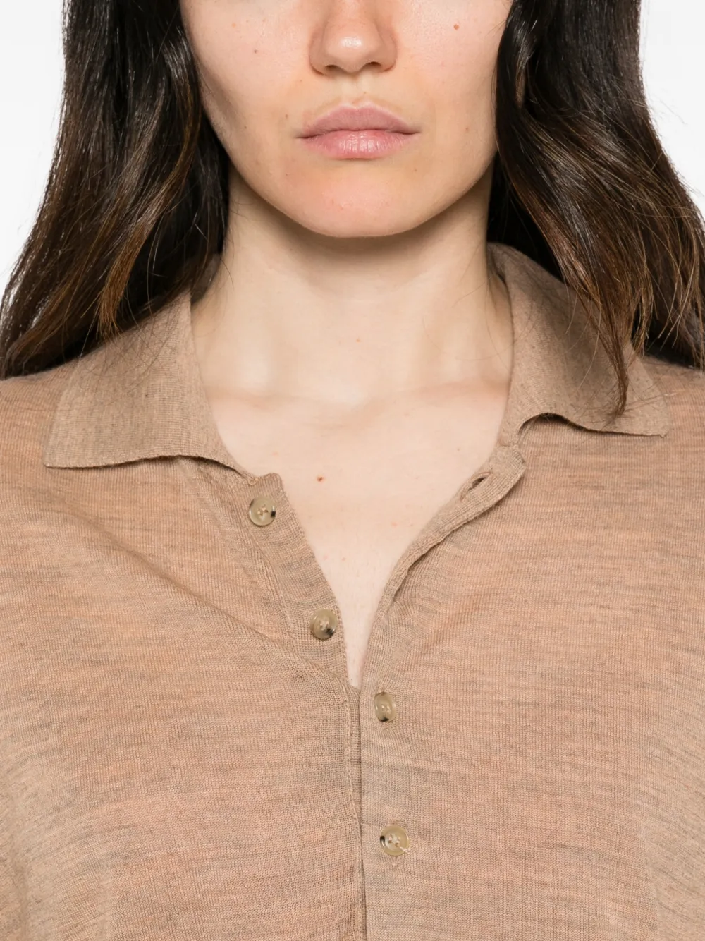 Haikure Millie button-down body Beige
