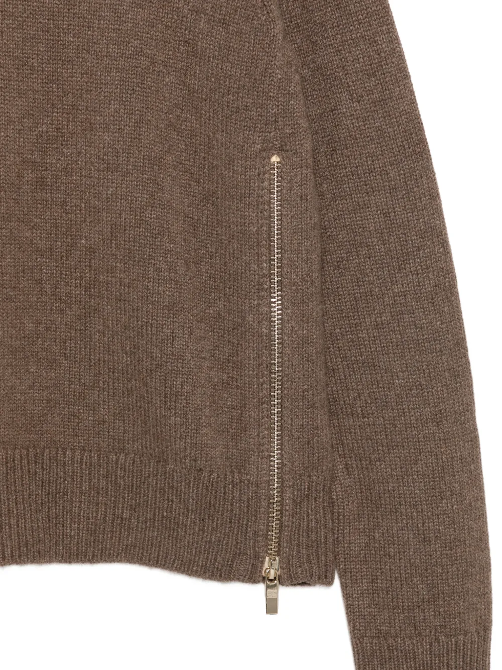 Ba&Sh zip-detail crew-neck sweater Bruin