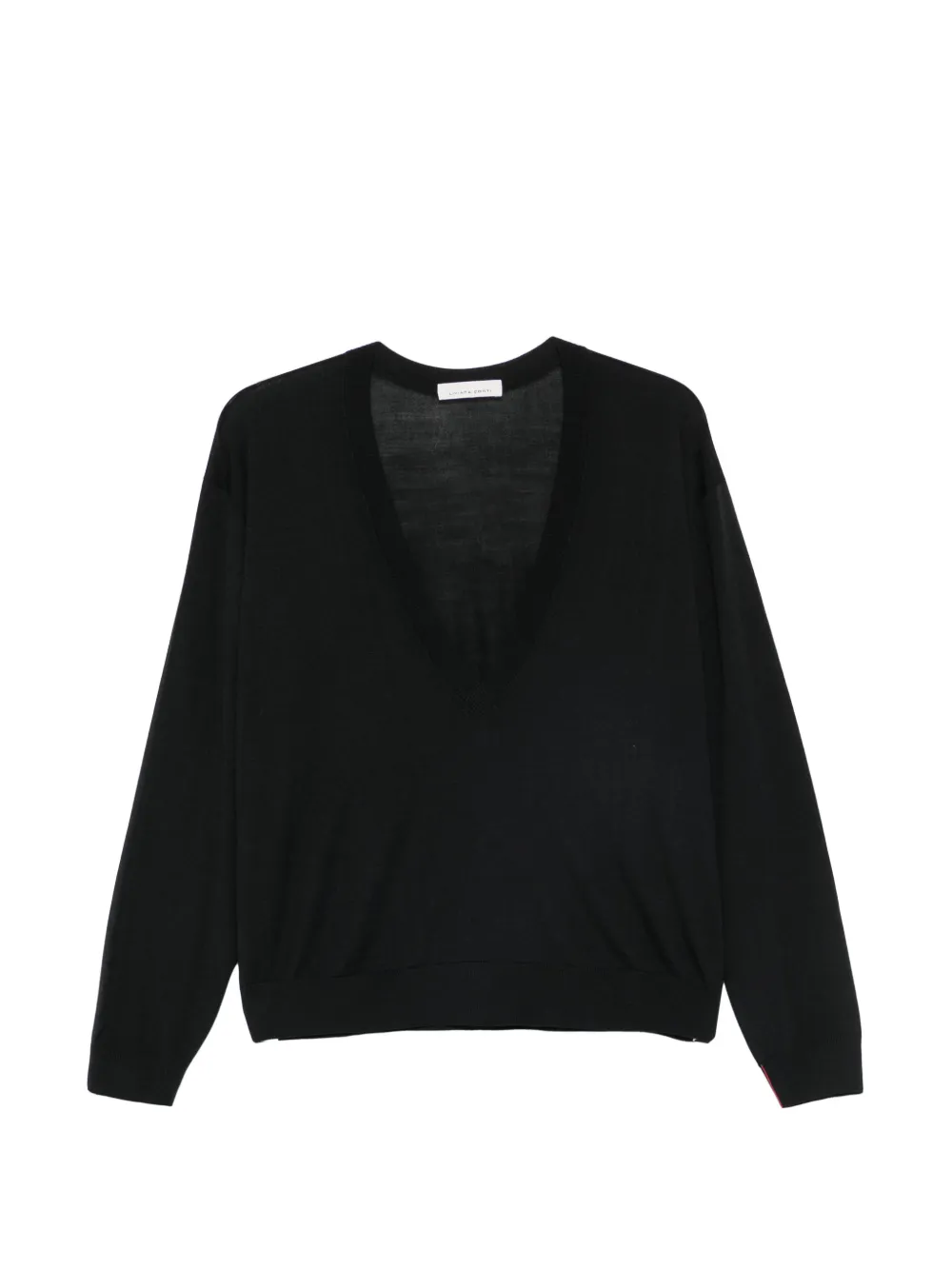 Liviana Conti V-neck sweater - Schwarz