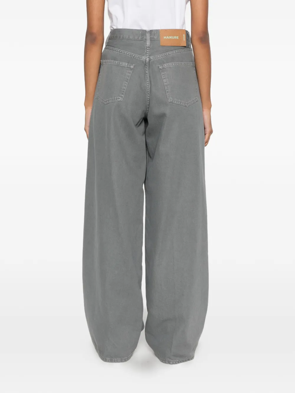 Haikure Bethany wide-leg jeans Grijs