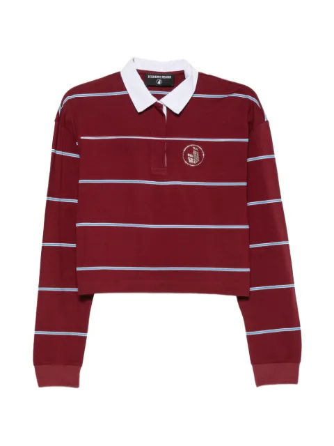Iceberg playera tipo polo a rayas con detalles de cristal