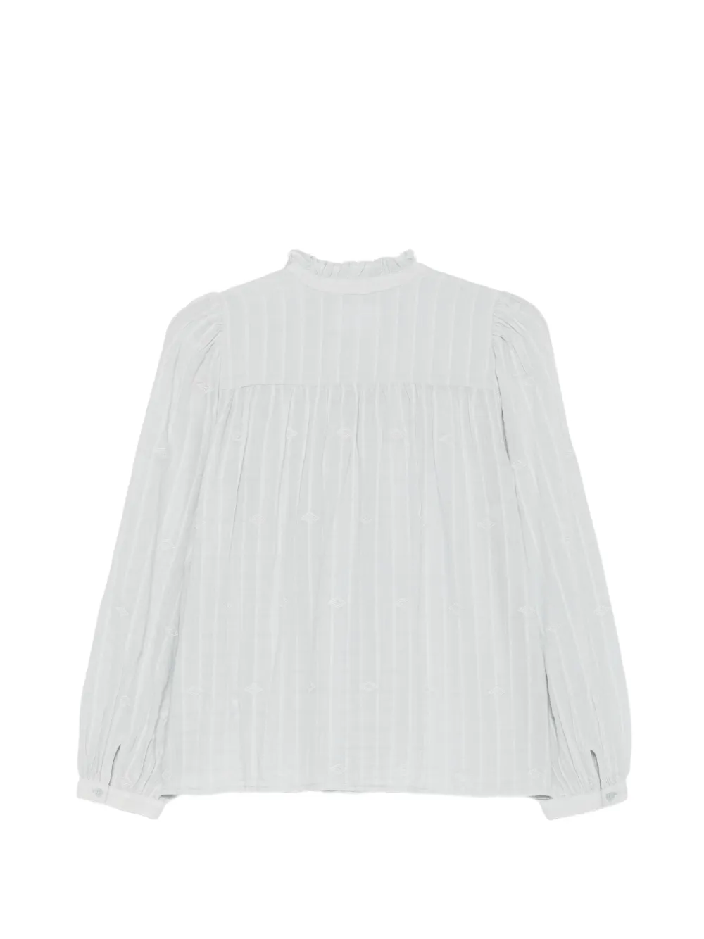 Ba&Sh Melody ruffled embroidered blouse Wit