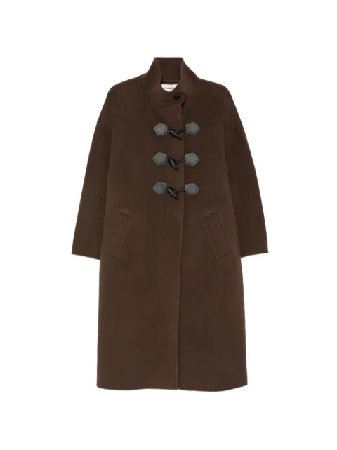 Ba&Sh Kaya toggle-fastening funnel-neck coat