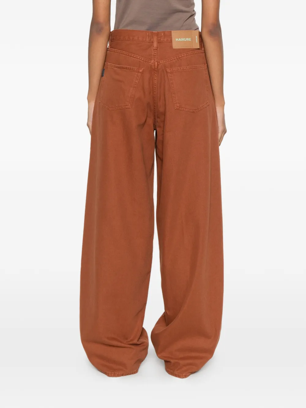 Haikure Bethany wide-leg jeans Bruin