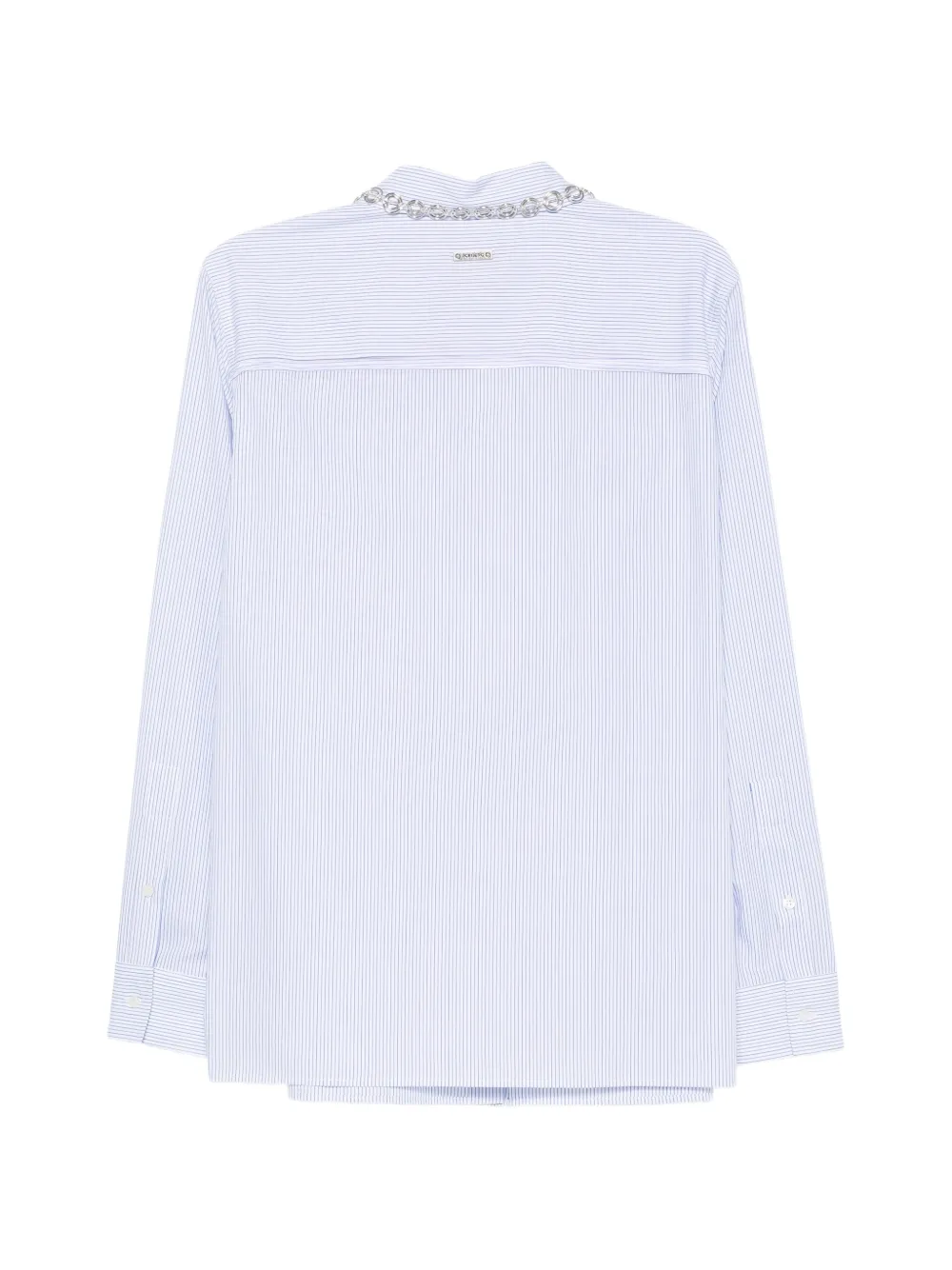 Iceberg embellished striped shirt Wit