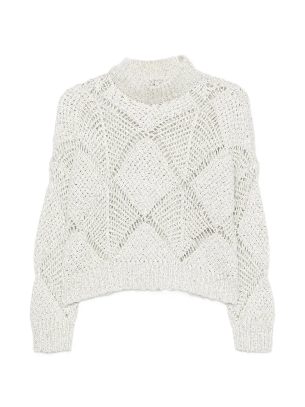 Antonelli open-knit sequin-embellished sweater