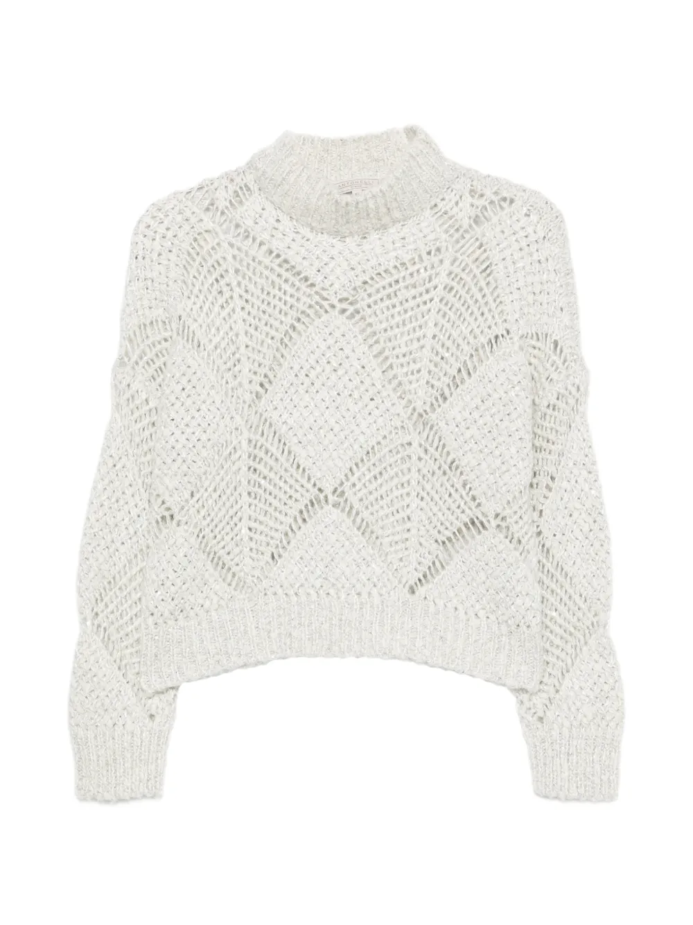 Antonelli open-knit sequin-embellished sweater